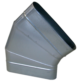 CHO 45° BEND GALVA - 360x80